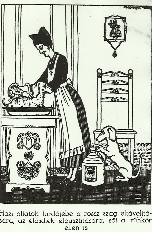 Lysoform a házi állatok fürdőjébe (Magyar Kereskedelmi és Vendéglátóipari Múzeum CC BY-NC-ND)