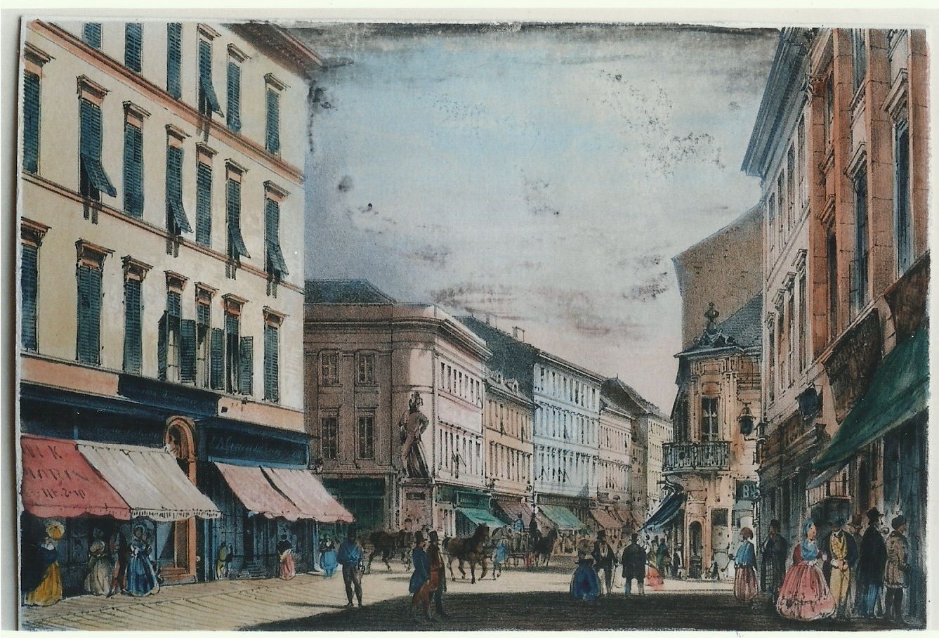 Váci utca a Kristóf térnél (Magyar Kereskedelmi és Vendéglátóipari Múzeum CC BY-NC-ND)
