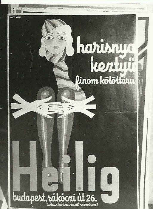 Heilig Harisnya, kesztyű - finom kötöttárú (Magyar Kereskedelmi és Vendéglátóipari Múzeum CC BY-NC-ND)