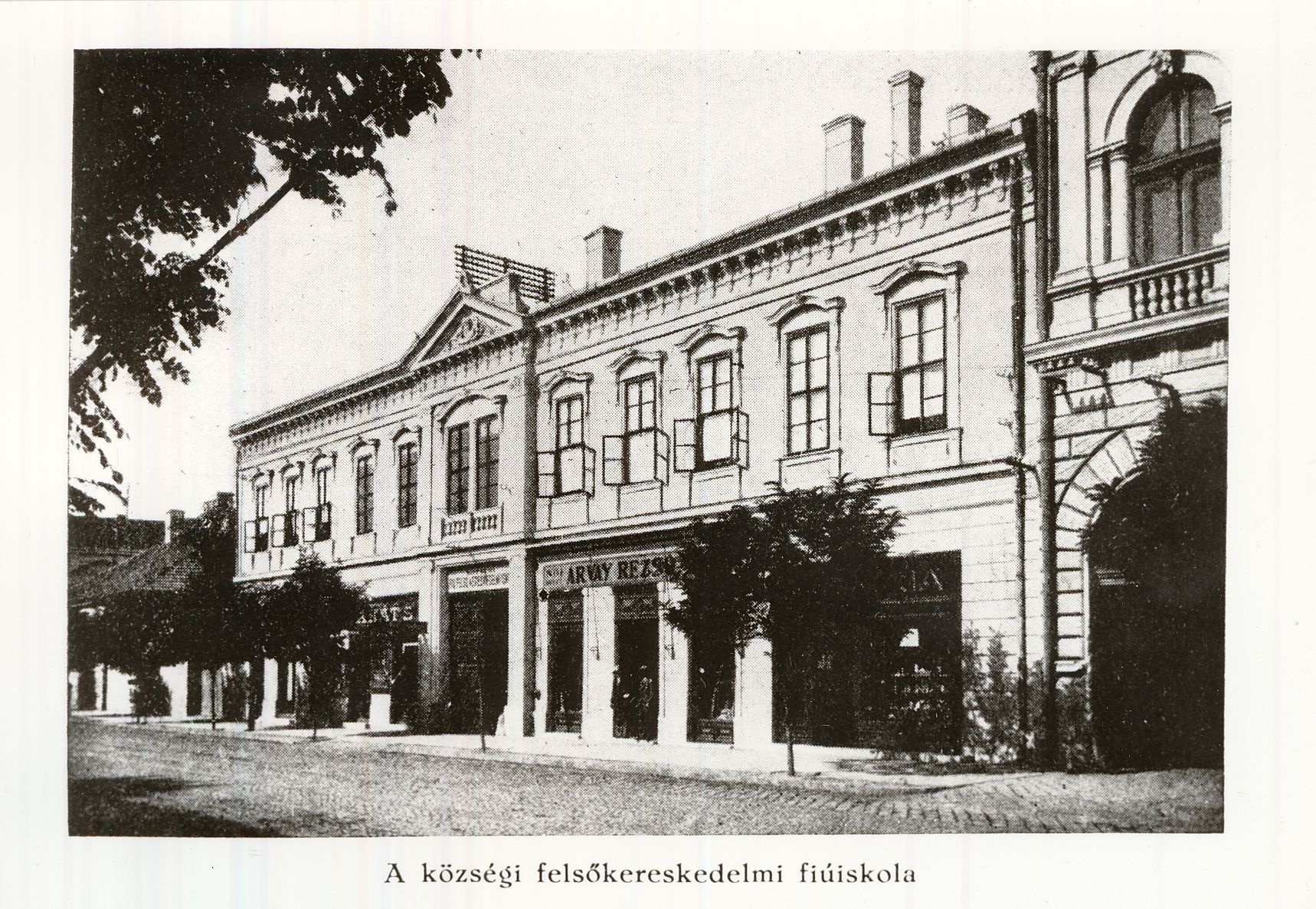 Felsőkereskedelmi fiúiskola (Magyar Kereskedelmi és Vendéglátóipari Múzeum CC BY-NC-ND)