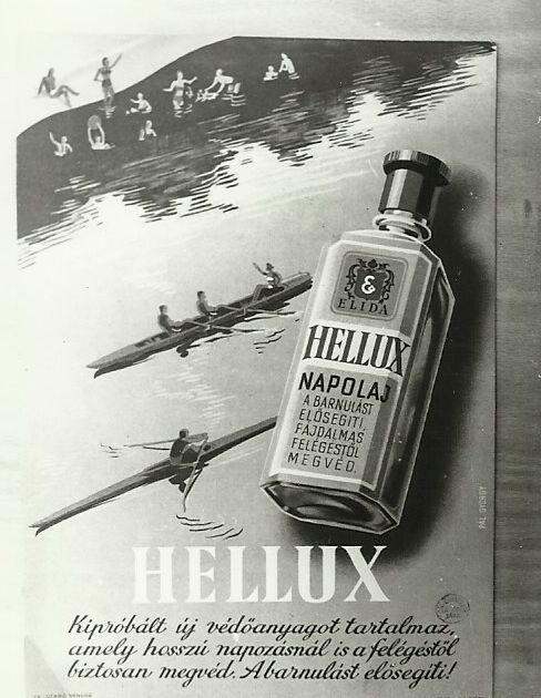 HELLUX napolaj (Magyar Kereskedelmi és Vendéglátóipari Múzeum CC BY-NC-ND)