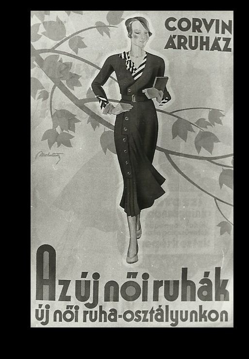 Az új női ruhák, Corvin Áruház (Magyar Kereskedelmi és Vendéglátóipari Múzeum CC BY-NC-ND)