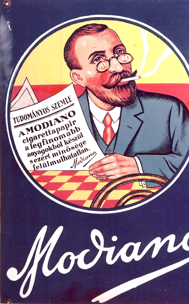 Modiano cigarettapapír (Magyar Kereskedelmi és Vendéglátóipari Múzeum CC BY-NC-ND)