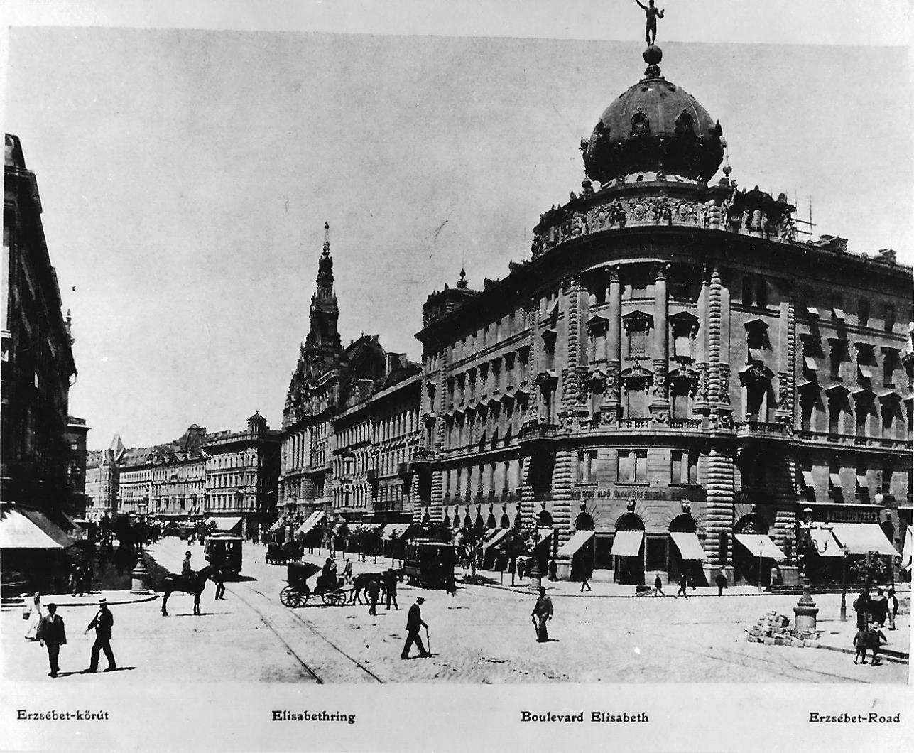 Pesti Hazai Első Takarékpénztár épülete Budapest 1911. (Magyar Kereskedelmi és Vendéglátóipari Múzeum CC BY-NC-ND)
