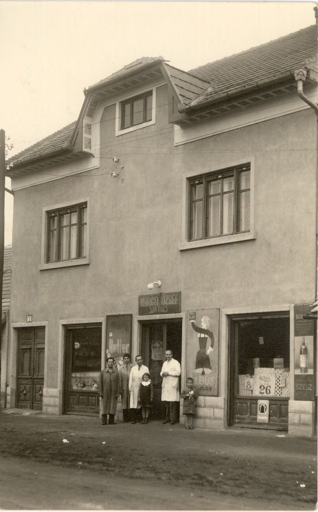 Varga József szatócsboltja Budapest 1940. (Magyar Kereskedelmi és Vendéglátóipari Múzeum CC BY-NC-ND)