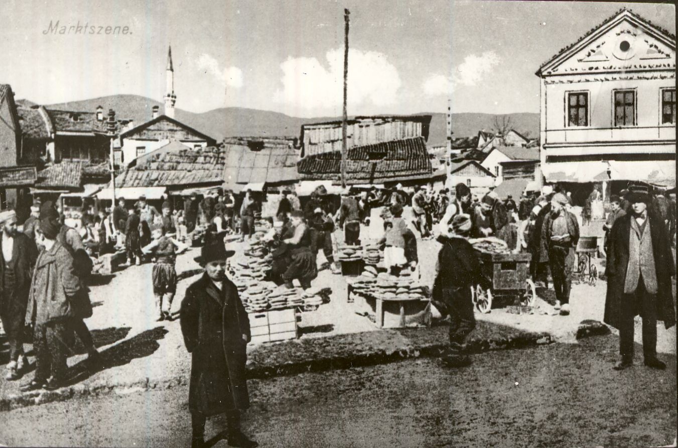 Piac Bosznia Hercegovina (Magyar Kereskedelmi és Vendéglátóipari Múzeum CC BY-NC-ND)