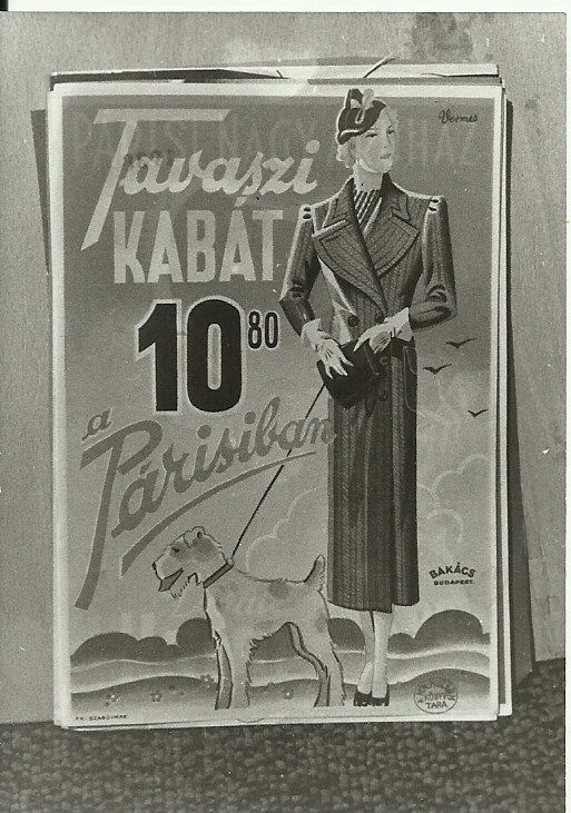 Tavaszi Kabát a Párisiban (Magyar Kereskedelmi és Vendéglátóipari Múzeum CC BY-NC-ND)