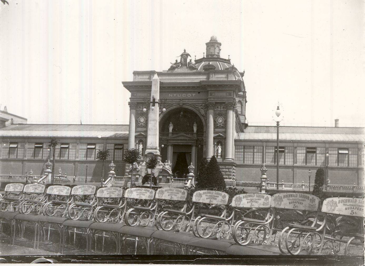 Ezredéves Kiállítás épületei, Budapest 1896. (Magyar Kereskedelmi és Vendéglátóipari Múzeum CC BY-NC-ND)