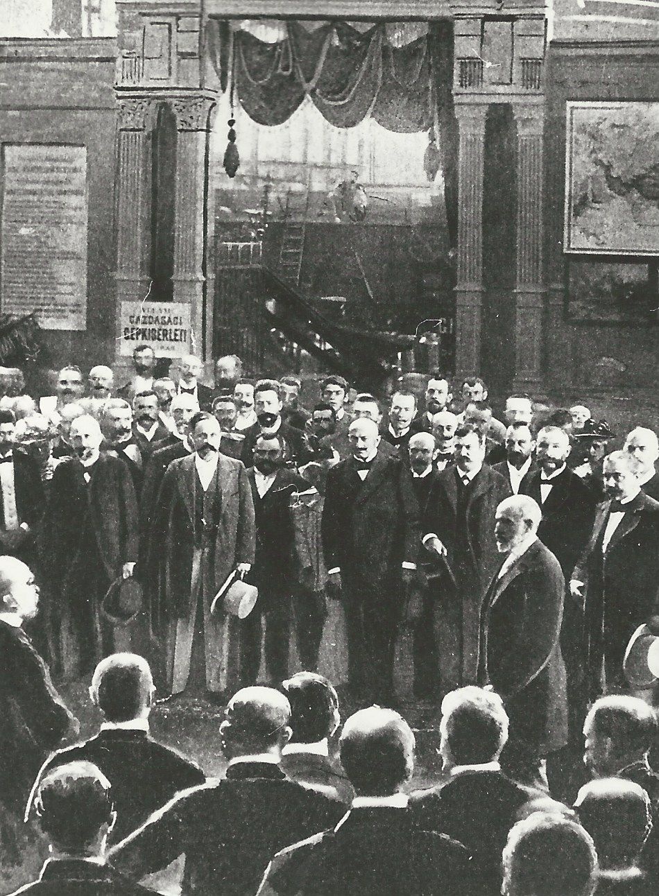Kereskedelmi Múzeum megnyitója Budapest 1897. (Magyar Kereskedelmi és Vendéglátóipari Múzeum CC BY-NC-ND)