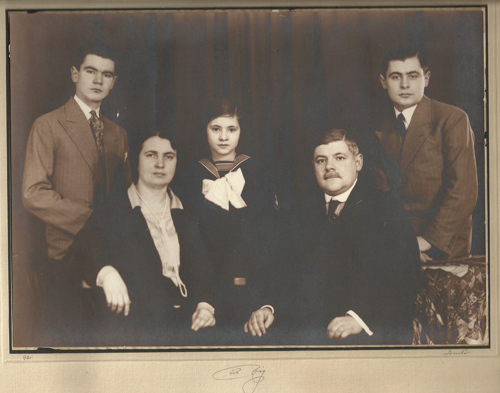 Gerner János és családja - Családi fotó (Magyar Kereskedelmi és Vendéglátóipari Múzeum CC BY-NC-ND)