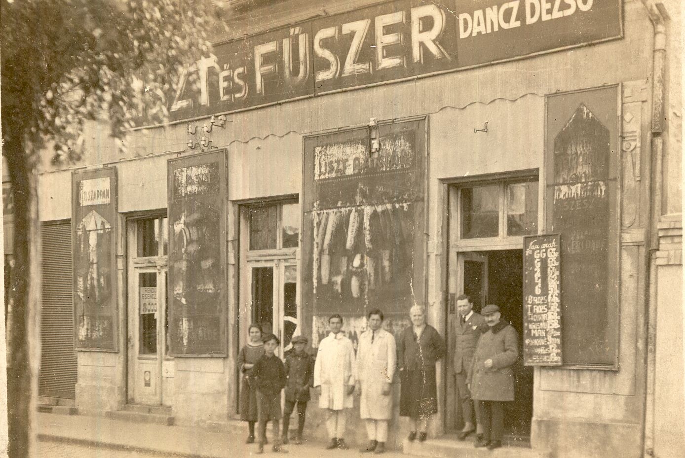 Dancz Dezső Liszt és Fűszer (Magyar Kereskedelmi és Vendéglátóipari Múzeum CC BY-NC-ND)
