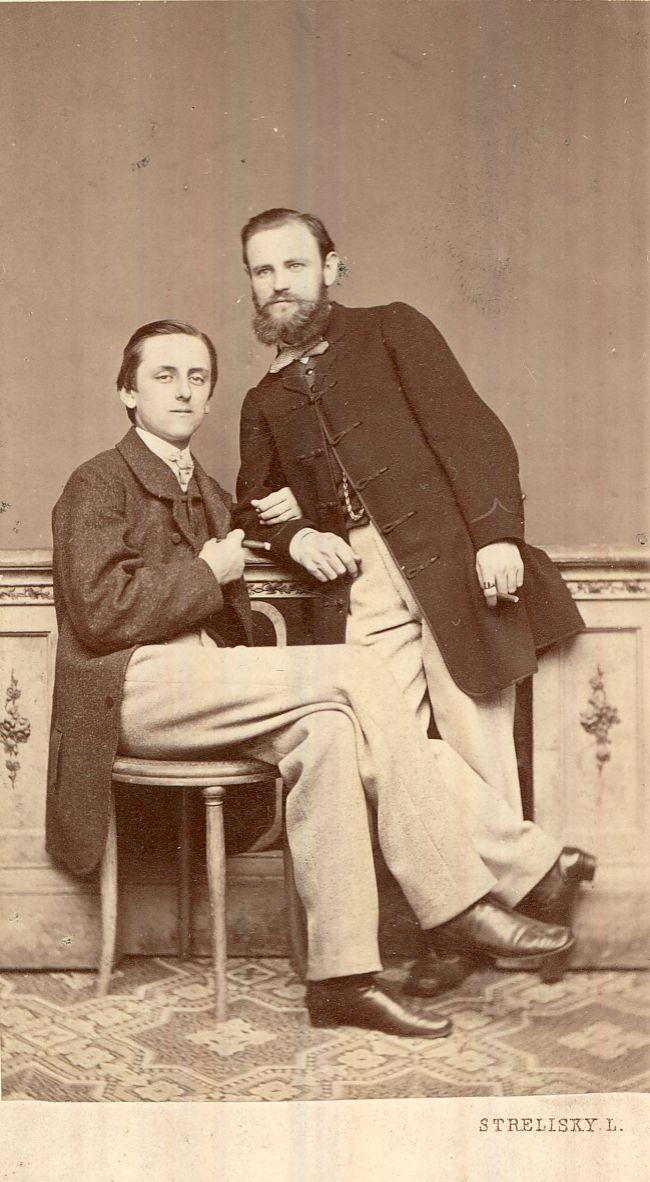 Geittner József vaskereskedő és Heinrich Scharrer Budapest 1866. (Magyar Kereskedelmi és Vendéglátóipari Múzeum CC BY-NC-ND)