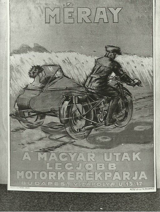 Méray,  a magyar utak legjobb motorkerékpárja (Magyar Kereskedelmi és Vendéglátóipari Múzeum CC BY-NC-ND)