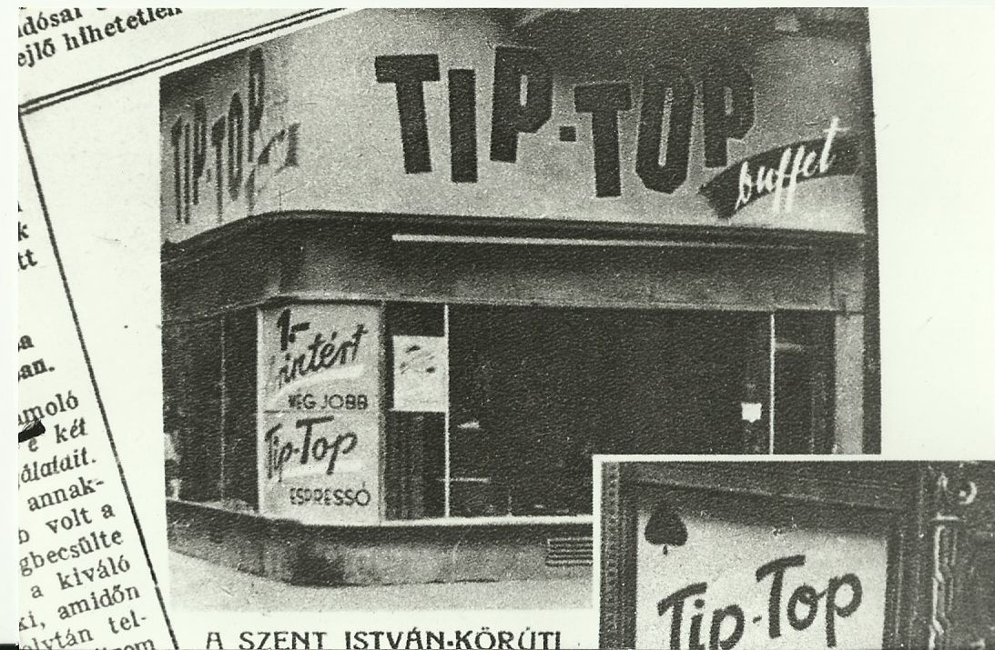 Tip Top buffet (Magyar Kereskedelmi és Vendéglátóipari Múzeum CC BY-NC-ND)