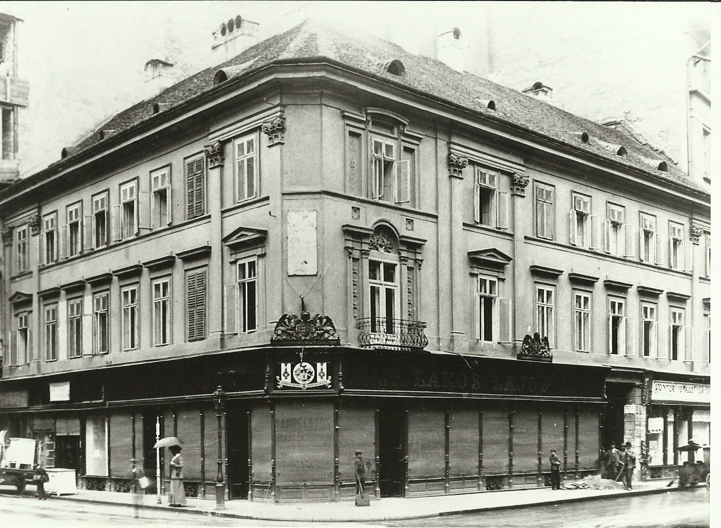 Lakos Lajos Tüzhely kereskedő üzlete (Magyar Kereskedelmi és Vendéglátóipari Múzeum CC BY-NC-ND)