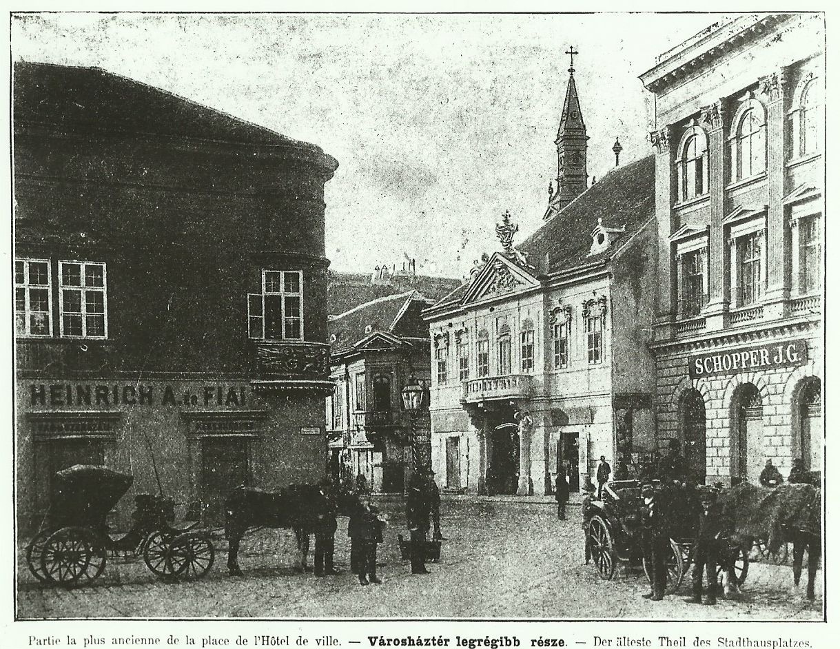 Városháztér legrégibb része (Magyar Kereskedelmi és Vendéglátóipari Múzeum CC BY-NC-ND)