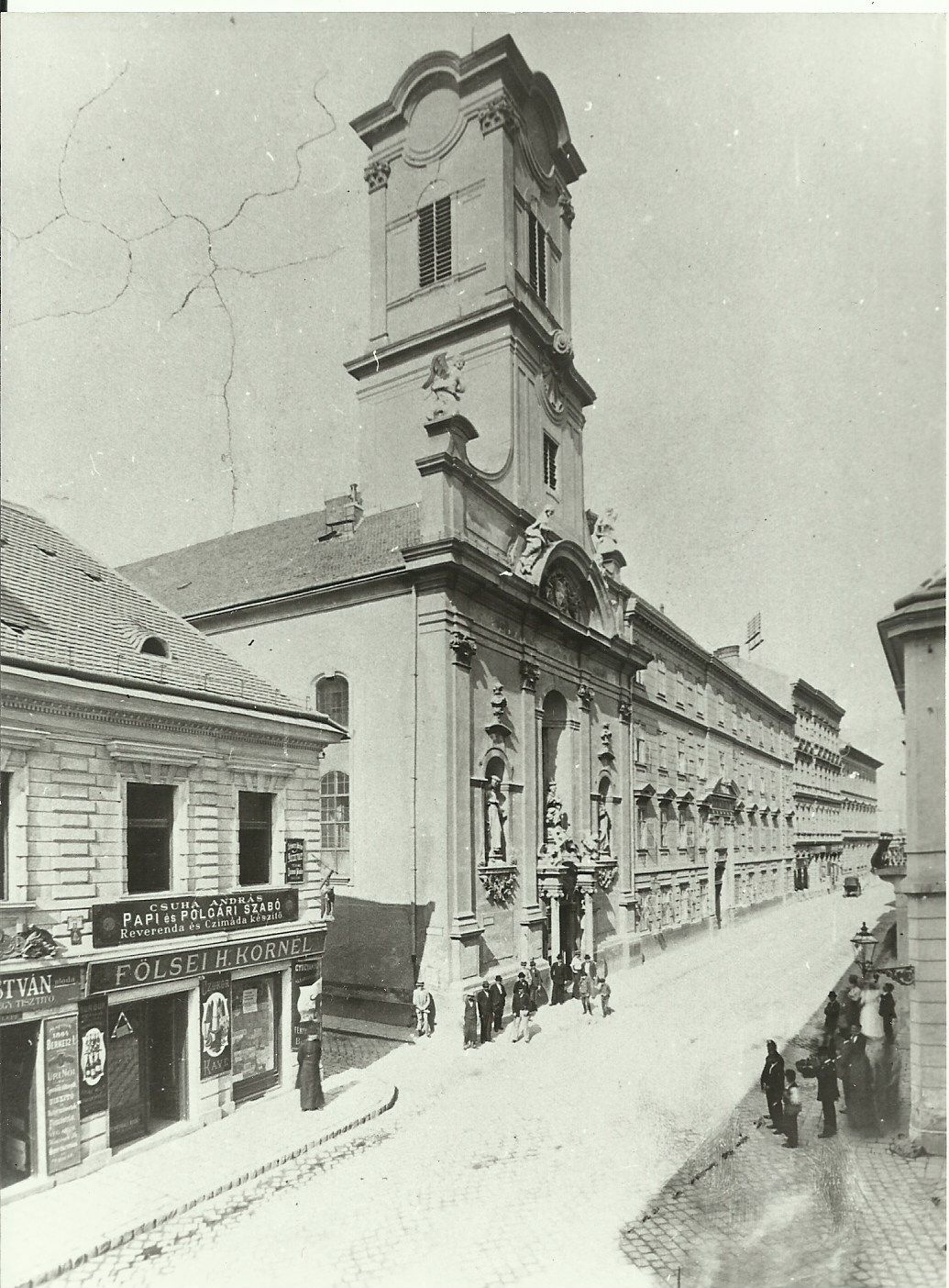 Váci utcai templom Budapest (Magyar Kereskedelmi és Vendéglátóipari Múzeum CC BY-NC-ND)