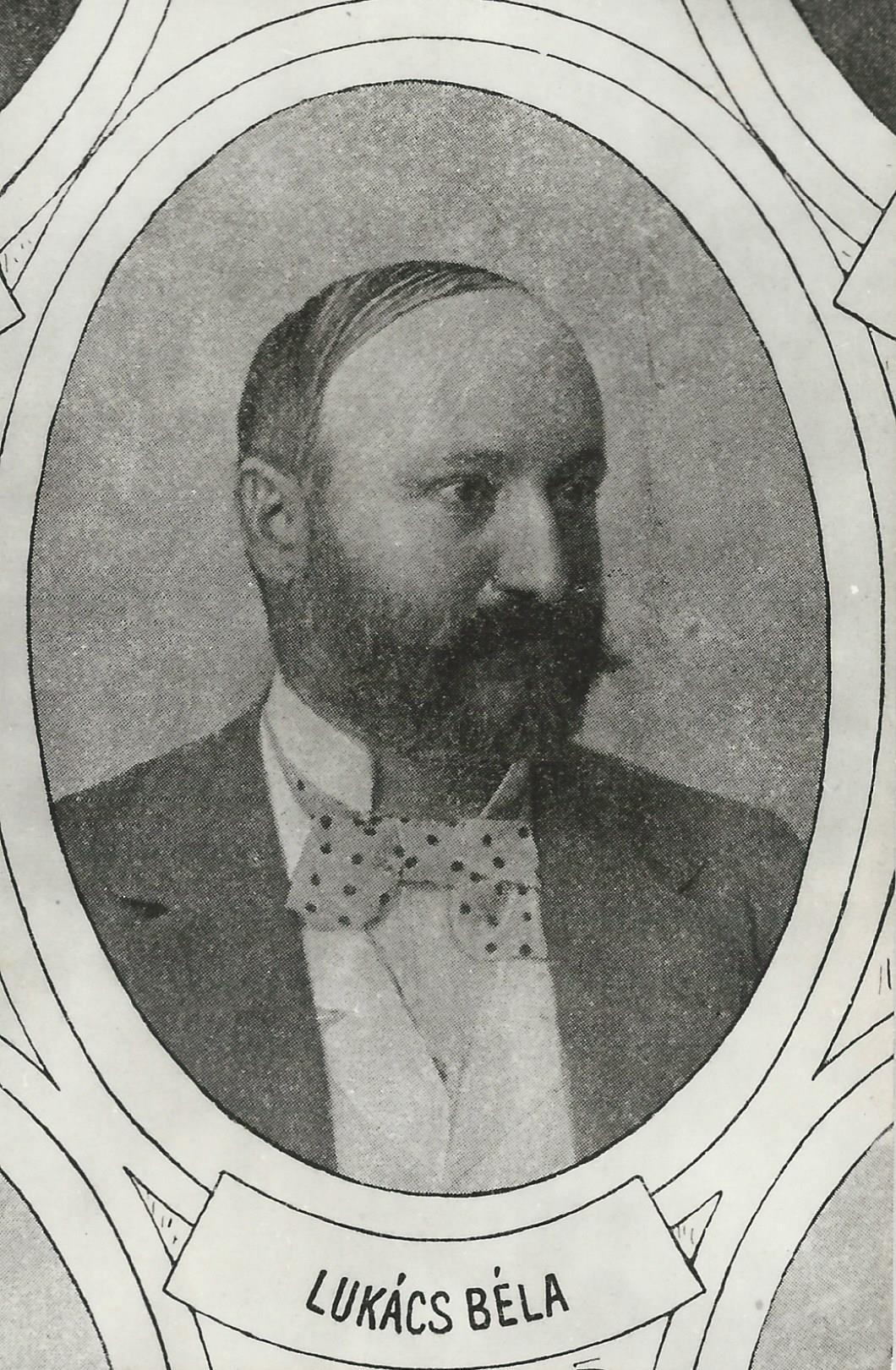 Lukács Béla Kereskedelemügyi miniszter portréja Budapest 1892-1895 (Magyar Kereskedelmi és Vendéglátóipari Múzeum CC BY-NC-ND)