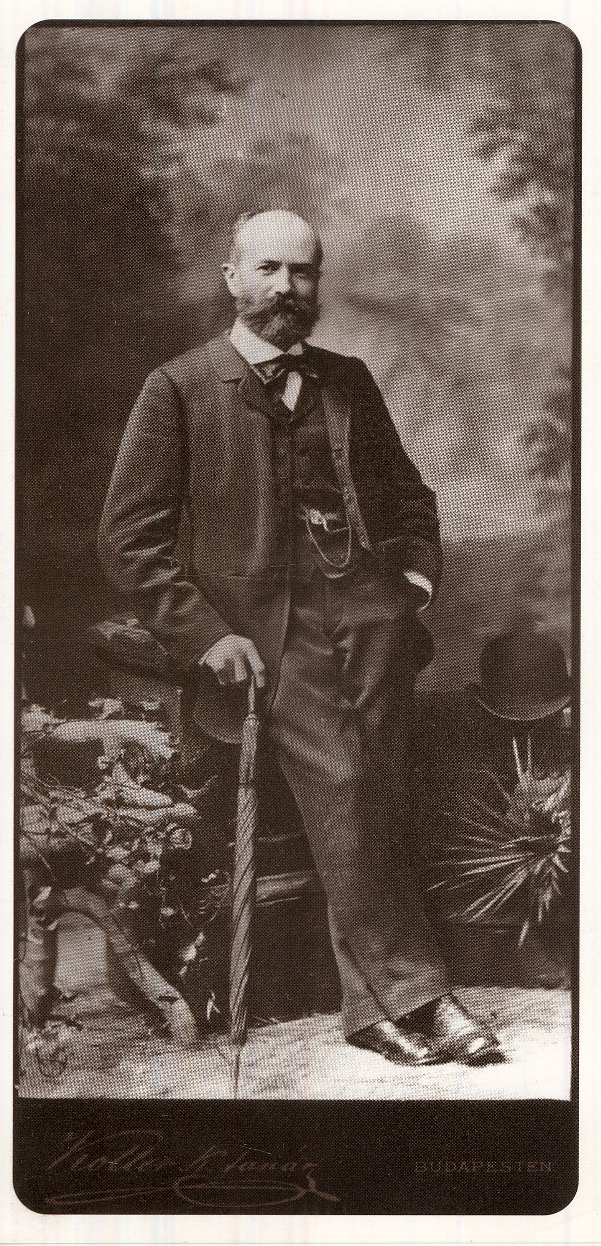 Hopp Ferenc optikus, műgyűjtő, múzeumalapító Budapest XIX. század (Magyar Kereskedelmi és Vendéglátóipari Múzeum CC BY-NC-ND)