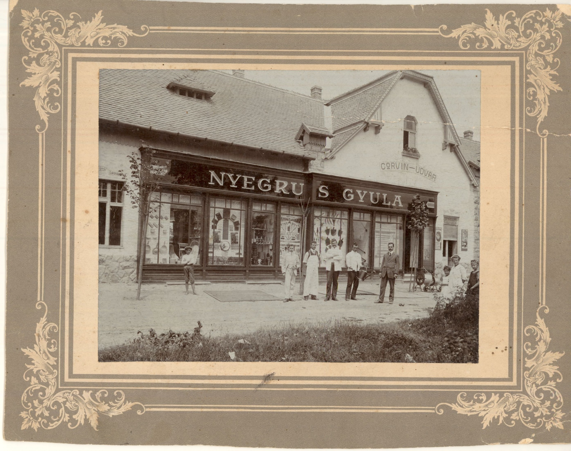 Nyegru S Gyula üzlete (Magyar Kereskedelmi és Vendéglátóipari Múzeum CC BY-NC-ND)