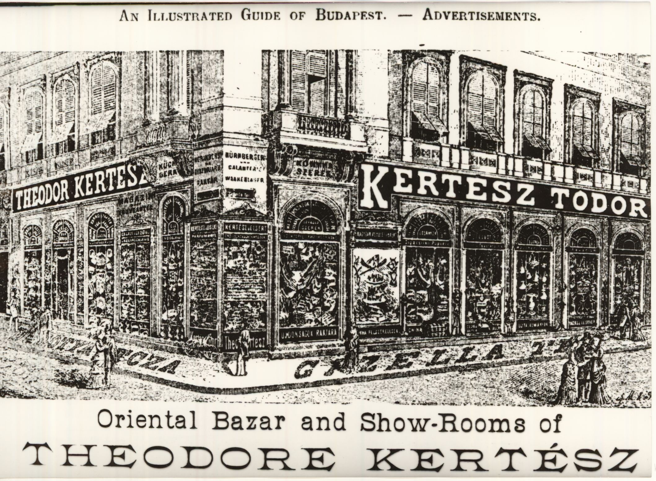 Oriental Bazar and Show-Rooms of Theodore Kertész (Magyar Kereskedelmi és Vendéglátóipari Múzeum CC BY-NC-ND)