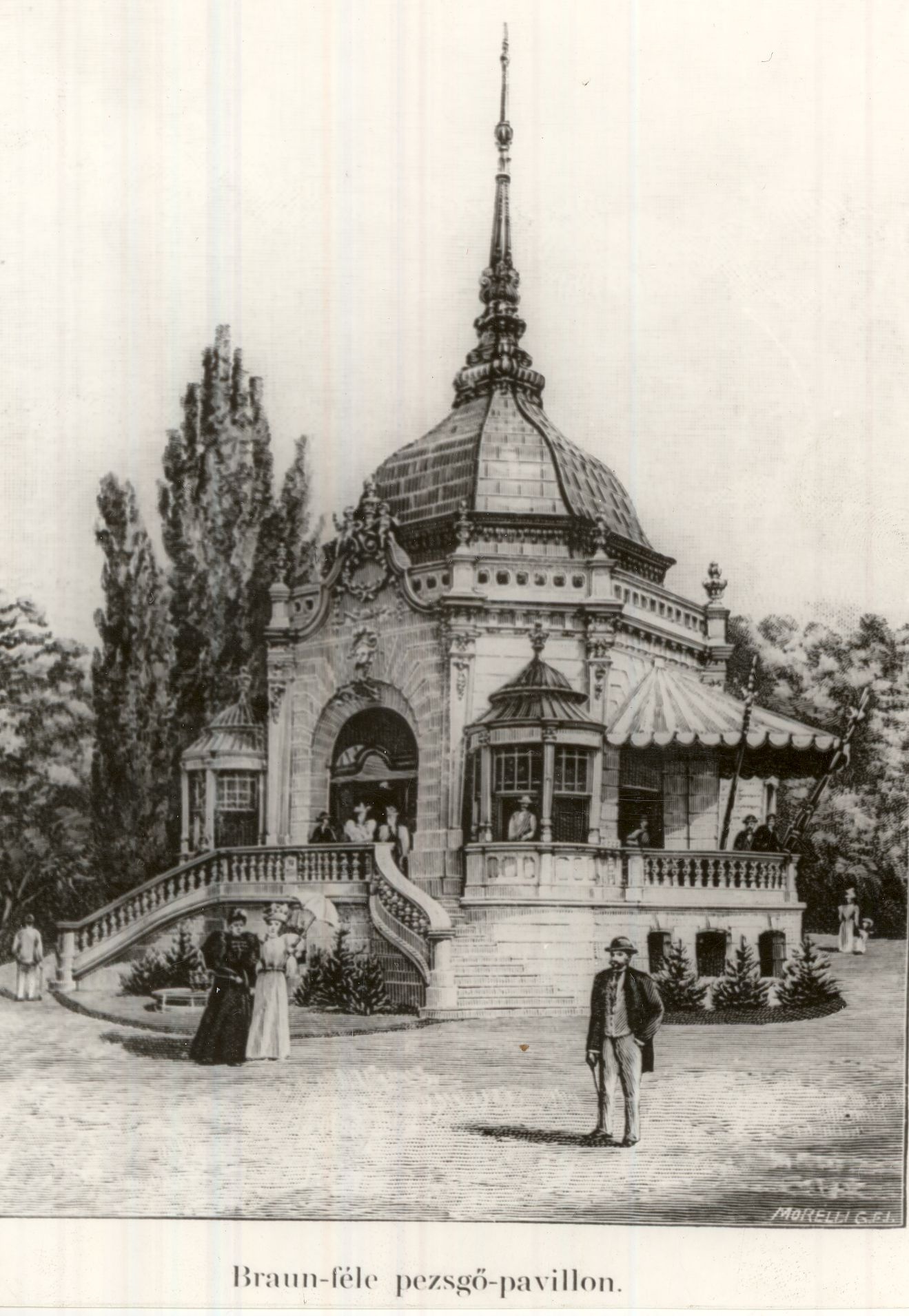 Ezredéves Kiállítás épületei 1896 (Magyar Kereskedelmi és Vendéglátóipari Múzeum CC BY-NC-ND)