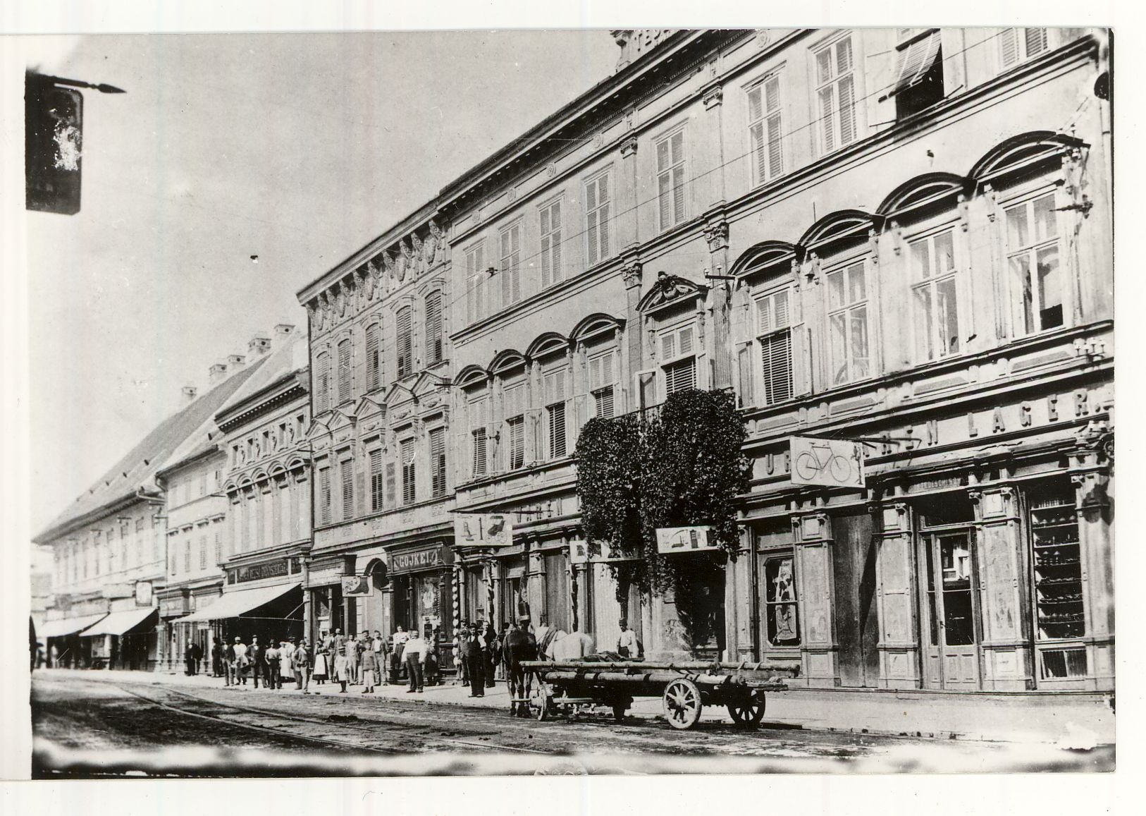 Tedeschi ház Temesvár 1905. (Magyar Kereskedelmi és Vendéglátóipari Múzeum CC BY-NC-ND)