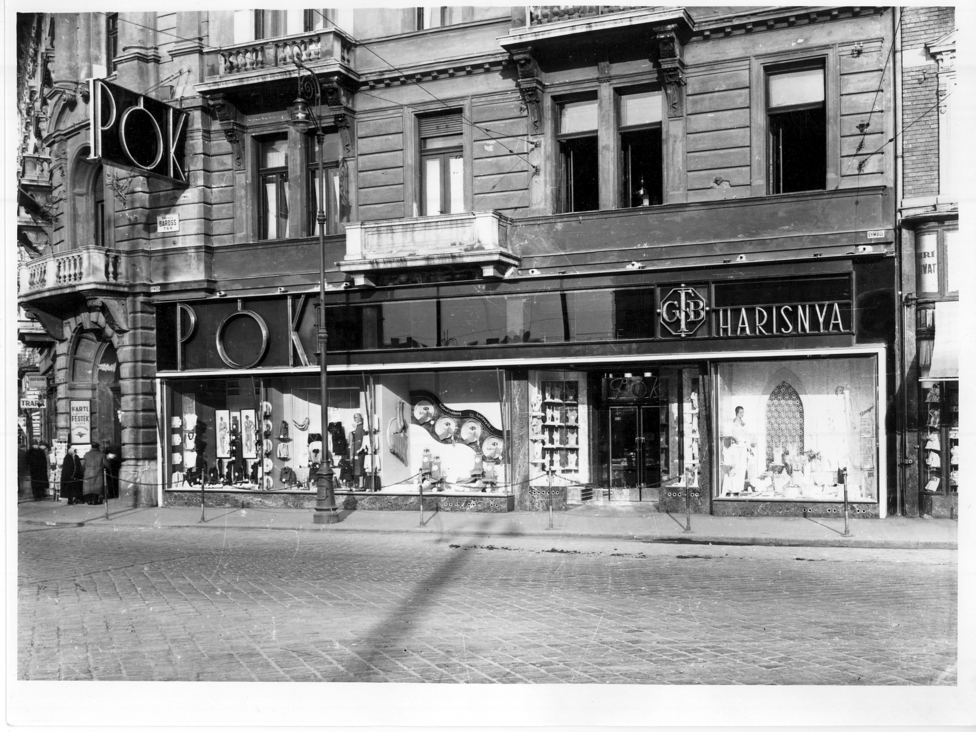 Pók harisnya üzlet (Magyar Kereskedelmi és Vendéglátóipari Múzeum CC BY-NC-ND)