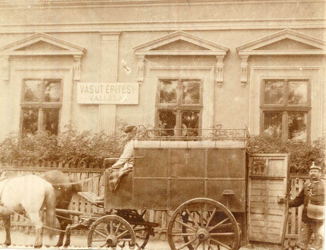 vasútépítési vállalat Nyíregyháza 1880. (Magyar Kereskedelmi és Vendéglátóipari Múzeum CC BY-NC-ND)