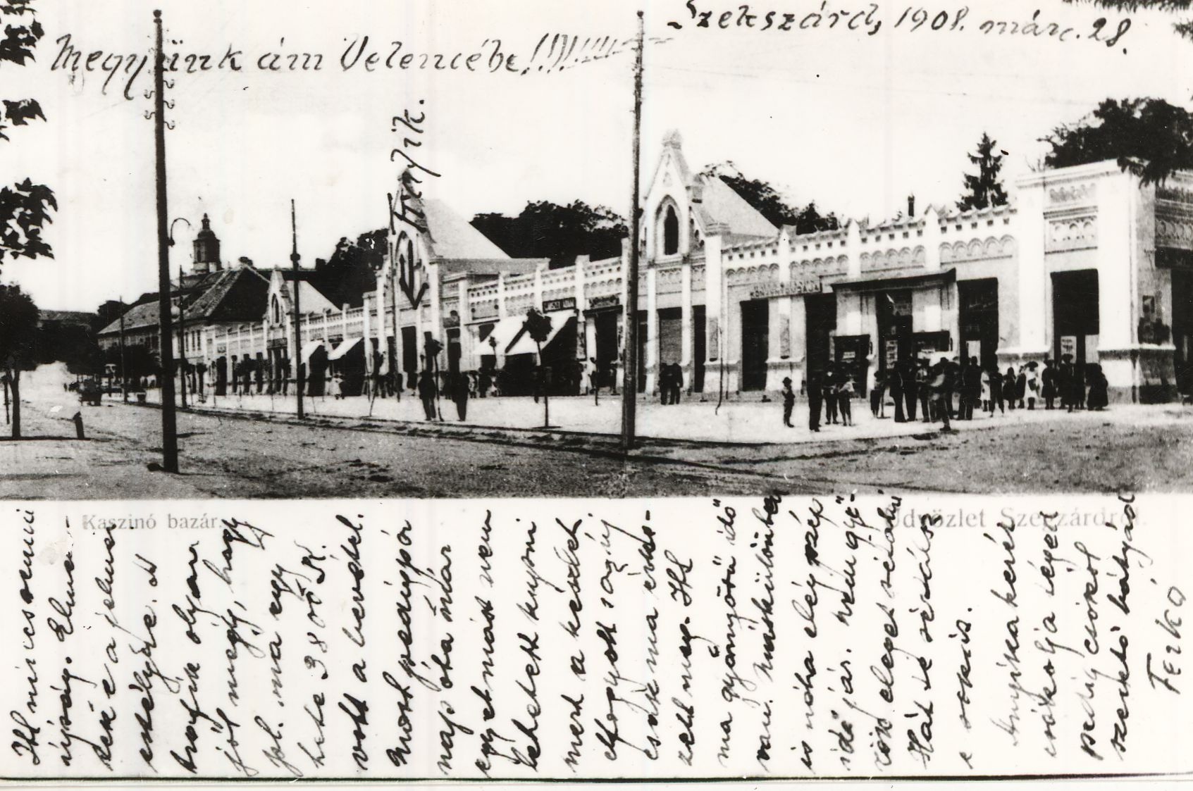 Szekszárdi Kaszinó bazár 1908. (Magyar Kereskedelmi és Vendéglátóipari Múzeum CC BY-NC-ND)