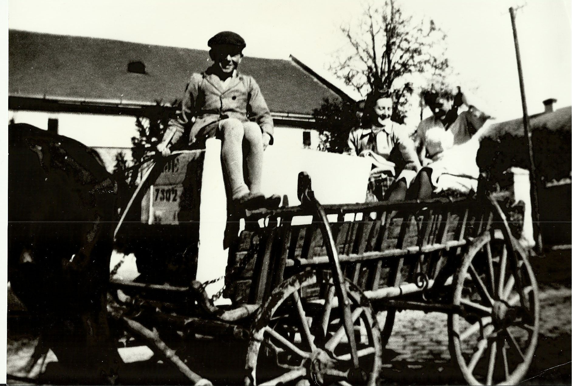 Árúszállítás lovaskocsin Gyula környékén (Magyar Kereskedelmi és Vendéglátóipari Múzeum CC BY-NC-ND)
