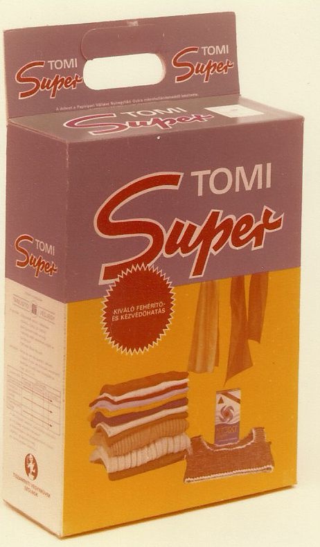 TOMI  Super mosópor reklámja (Magyar Kereskedelmi és Vendéglátóipari Múzeum CC BY-NC-ND)
