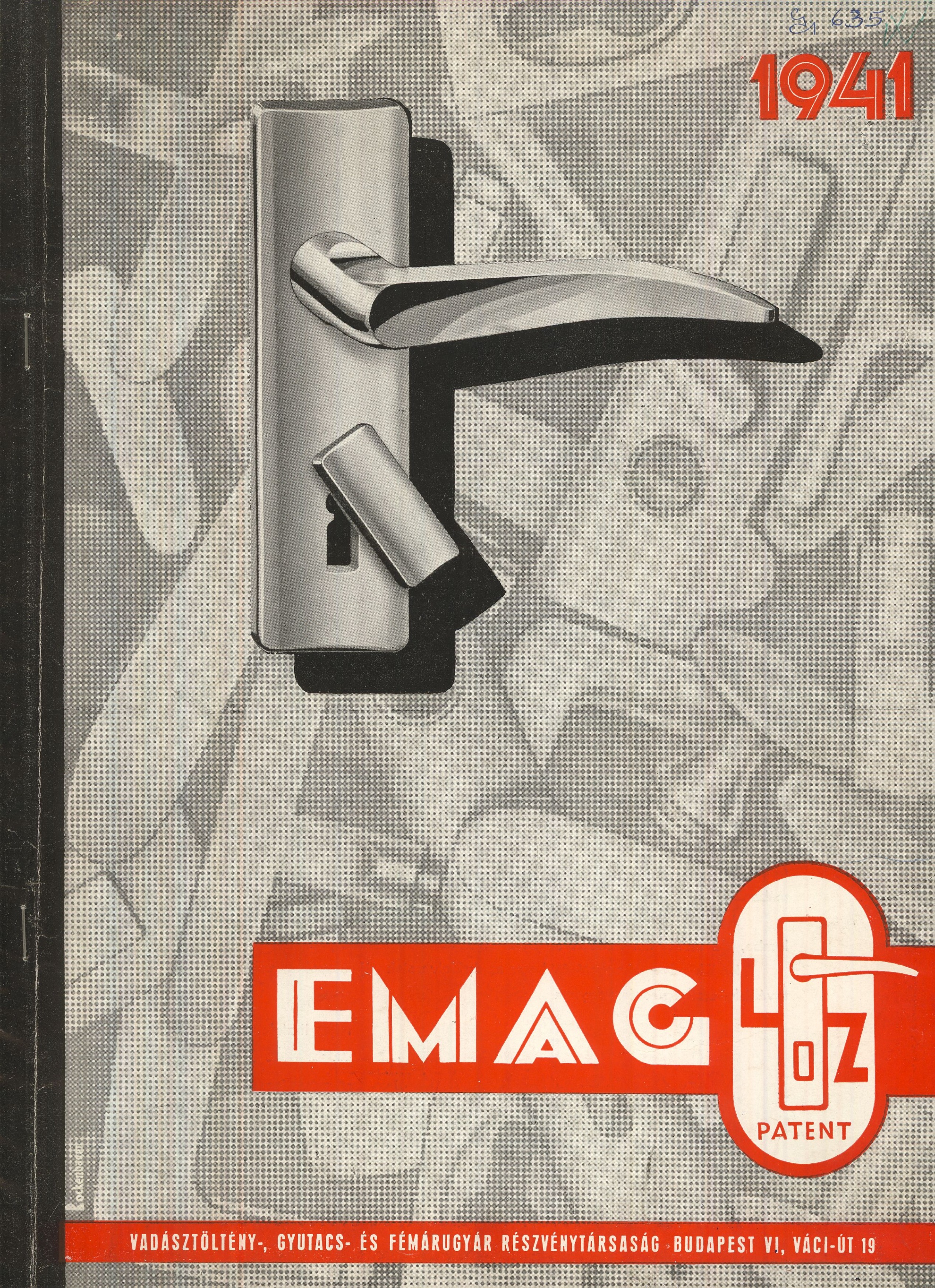 EMAG árjegyzék (Magyar Kereskedelmi és Vendéglátóipari Múzeum CC BY-NC-SA)