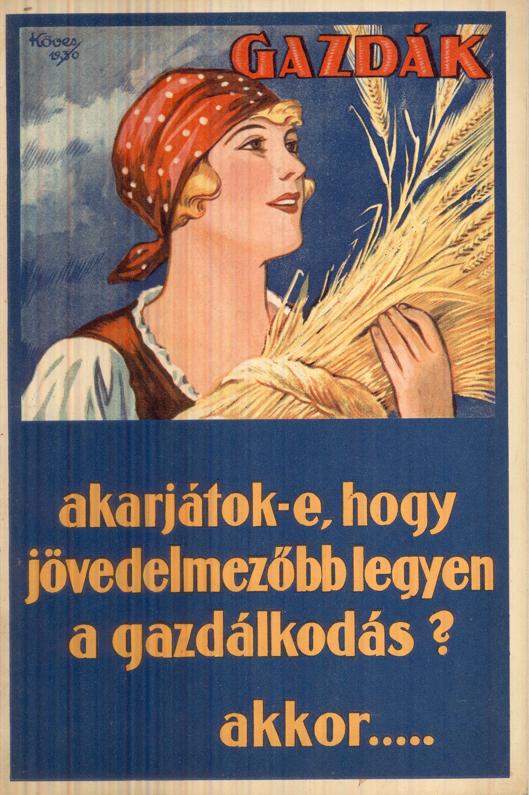 Mezőgazdasági ismertető (Magyar Kereskedelmi és Vendéglátóipari Múzeum CC BY-NC-SA)