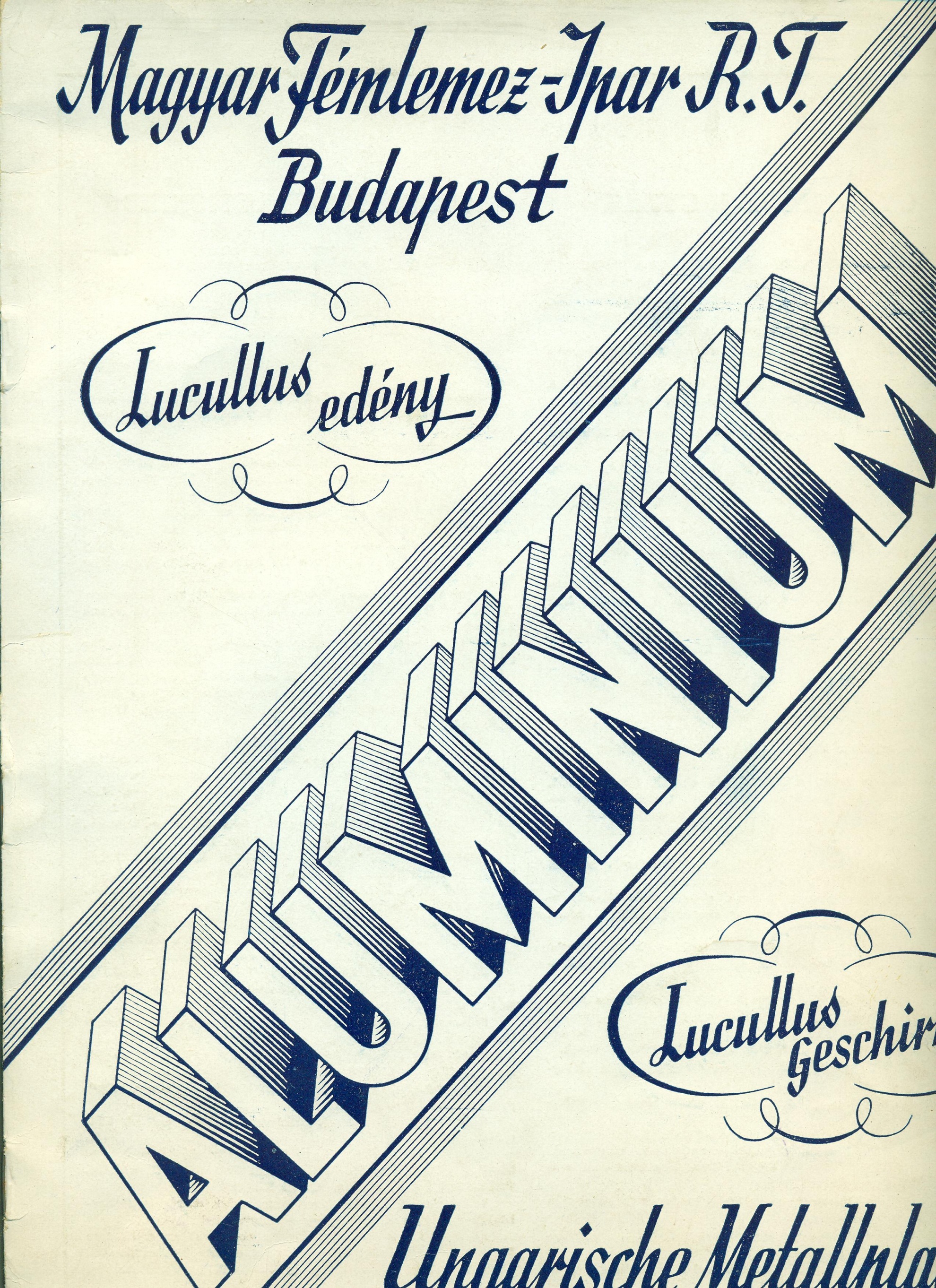 Lucullus edény árjegyzék (Magyar Kereskedelmi és Vendéglátóipari Múzeum CC BY-NC-SA)