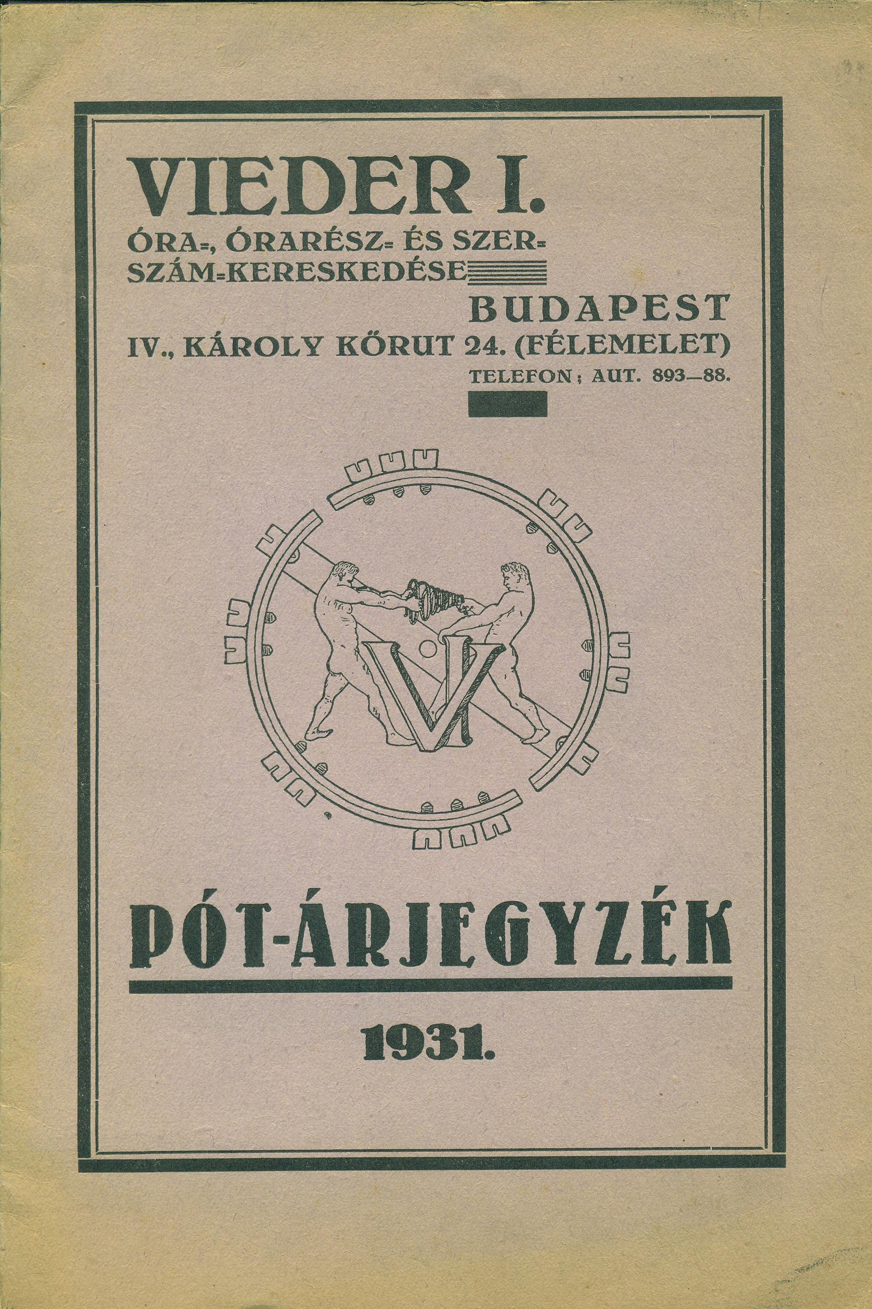 PÓT-ÁRJEGYZÉK (Magyar Kereskedelmi és Vendéglátóipari Múzeum CC BY-NC-SA)