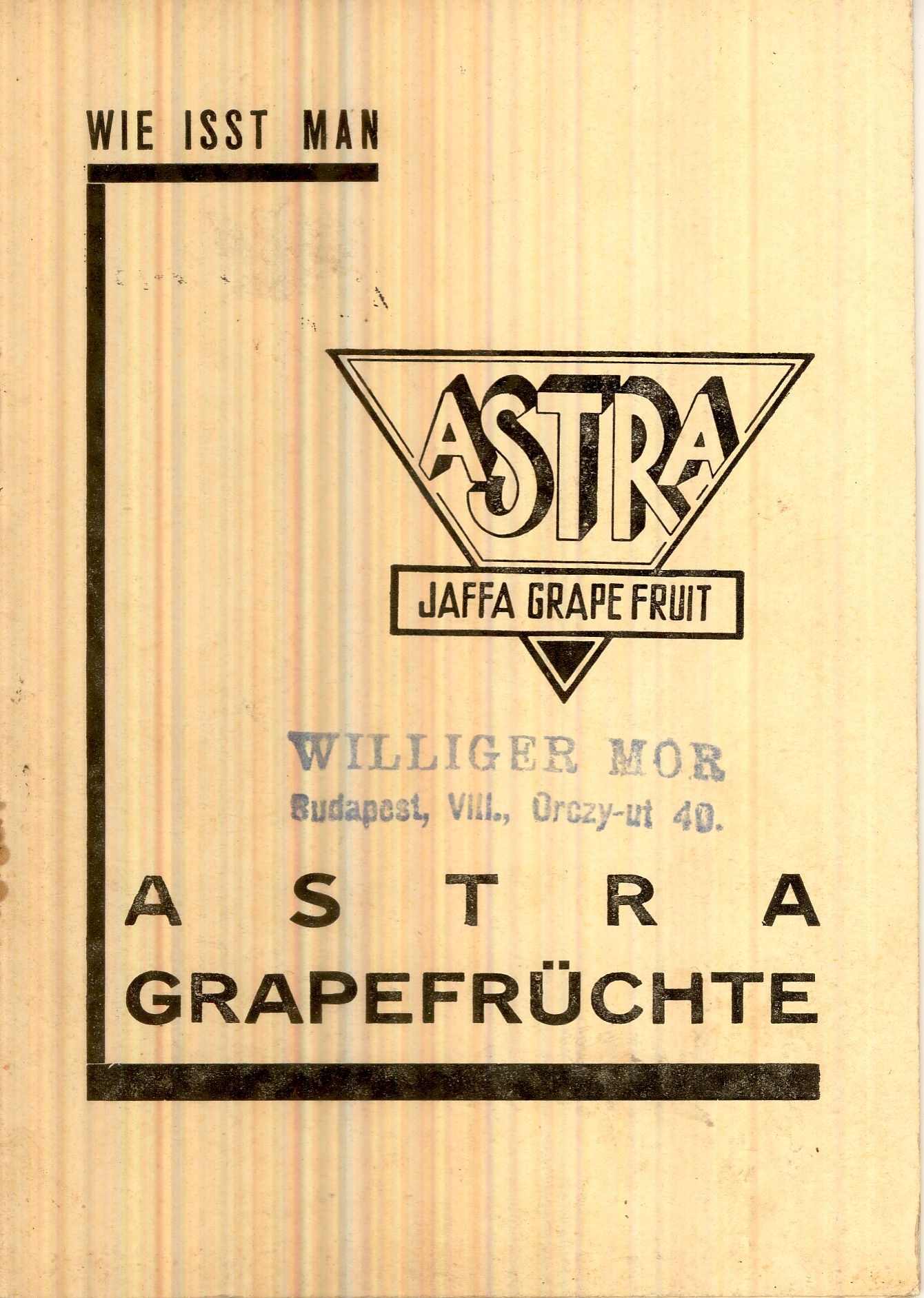 Astra gyümölcsök ismertető (Magyar Kereskedelmi és Vendéglátóipari Múzeum CC BY-NC-SA)