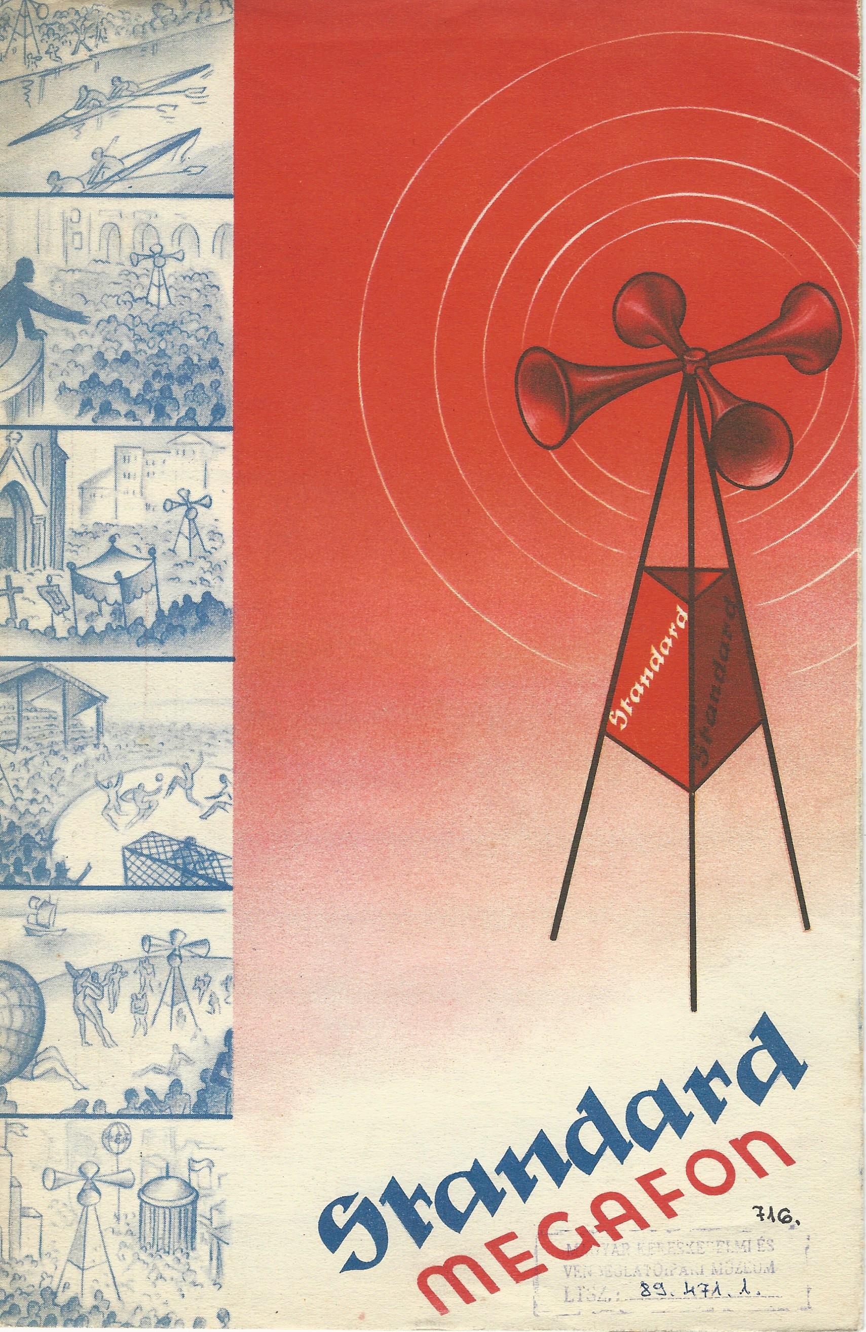 Standard Radio árjegyzék (Magyar Kereskedelmi és Vendéglátóipari Múzeum CC BY-NC-SA)