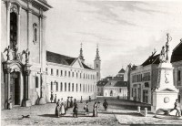 Ferenciek tere 1842 körül