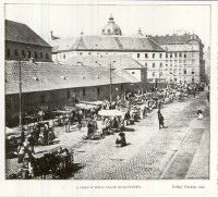 Piac a Hold utcában Budapest 1897.