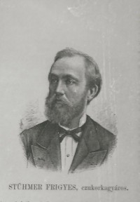 Stühmer Frigyes cukorkagyáros portréja Budapest XIX. század vége