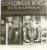 Schillinger Miksa húscsarnoka Budapest 1928.