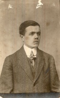 Ifjabb Elek Lajos portréja, Győr 1912.