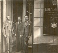 Ebenstein magyar királyi udvari szabó üzletportálja XX. század közepe