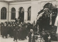 Oblesser Nándor József hentes temetése Budapest 1936.