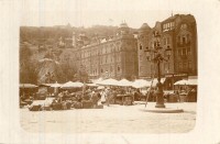 Piac a Döbrentei téren Budapest 1911.