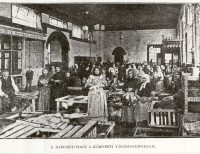Vásárcsarnok a Vámház téren Budapest 1897.