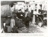 Piac savanyúság Budapest 1910.