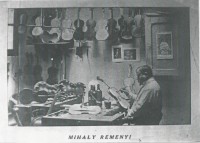 Reményi Mihály a Király utcai műhelyében az 1930-as években