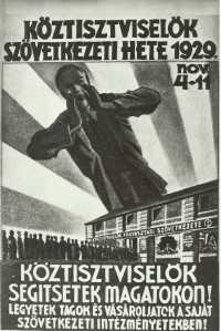 Köztisztviselők szövetkezeti hetének hirdetménye 1929.